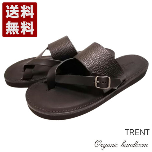 【Organic handloom TRENT ブラック】トングサンダル